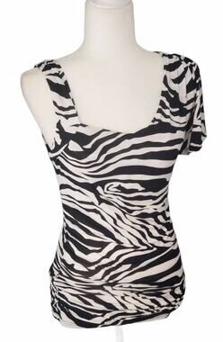 Red Pedal Zebra Print Tank Top & Short Sleeved Long Shirt or Shorty Dress